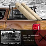 1 X 2 in. Steel Tubing Headache Rack — 19-23 Ford Ranger — product image 3