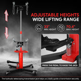 1/2 Ton Hydraulic Transmission Jack — 33-70 in. Lifting Range — product image 3