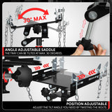 1/2 Ton Hydraulic Transmission Jack — 33-70 in. Lifting Range — product image 5