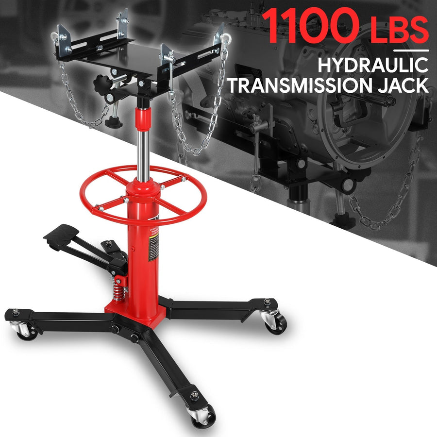 1/2 Ton Hydraulic Transmission Jack — 33-70 in. Lifting Range — primary product image