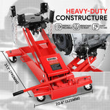 1.5 Ton Hydraulic Transmission Jack — 9.1-36.6 in. Height Range — product image 4