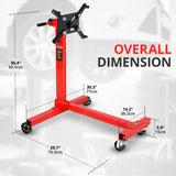 1000lb Foldable Engine Hoist Stand — 360 Degree Head — product image 6