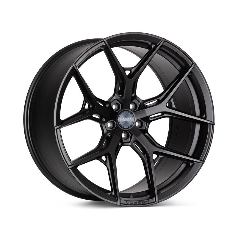 Vossen HF-5 wheel in Matte Gunmetal - angle view
