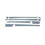 10pcs 5.5in Wide Blk Platinum Rocker Panels — 09-24 Dodge Ram 1500 2500 3500 — primary product image