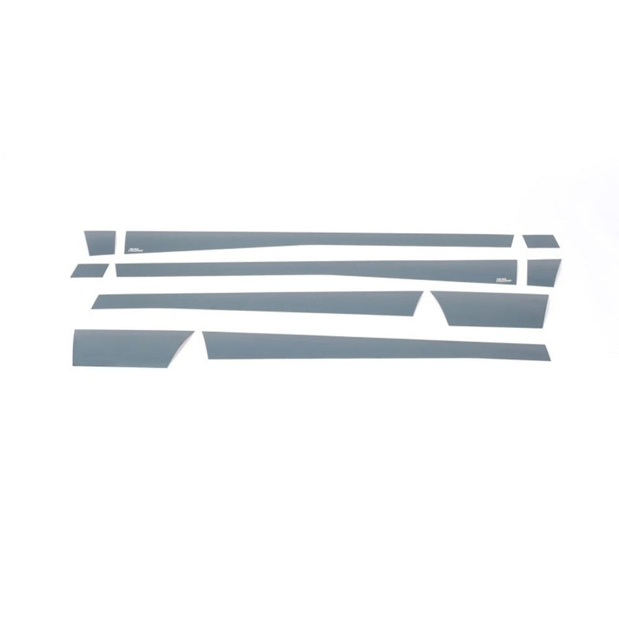 10pcs 5.5in Wide Blk Platinum Rocker Panels — 09-24 Dodge Ram 1500 2500 3500 — primary product image