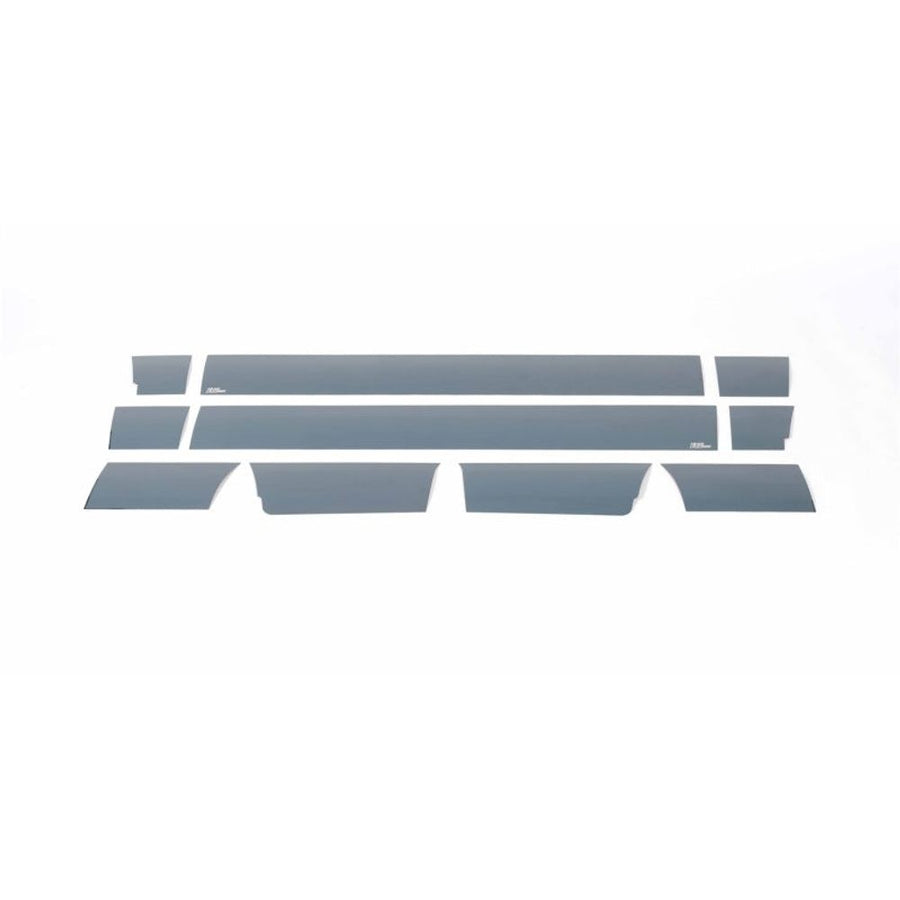 10pcs 7in. W Black Platinum Rocker Panels — 09-14 Ford F-150 — primary product image